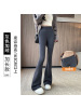 微喇鲨鱼裤女外穿秋冬季新款高腰显瘦芭比加绒加厚瑜伽喇叭裤