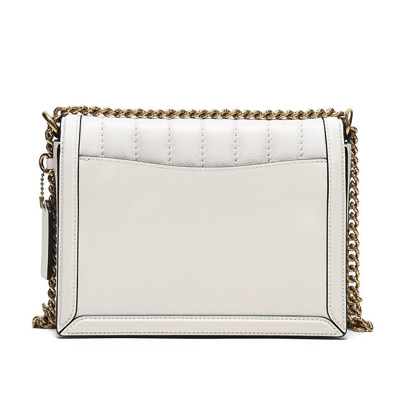 COACH 蔻驰 奢侈品 女款专柜款皮质HUTTON小号手提单肩斜挎包 89066