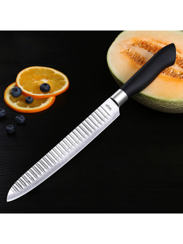 打折水果刀切西瓜刀瓜果刀不锈钢长加长款刀具塑料柄切刀