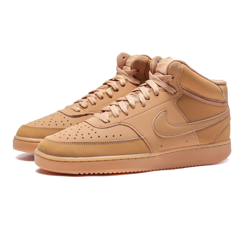 NIKE男鞋板鞋COURT中帮皮质经典系带休闲运动鞋CD5466