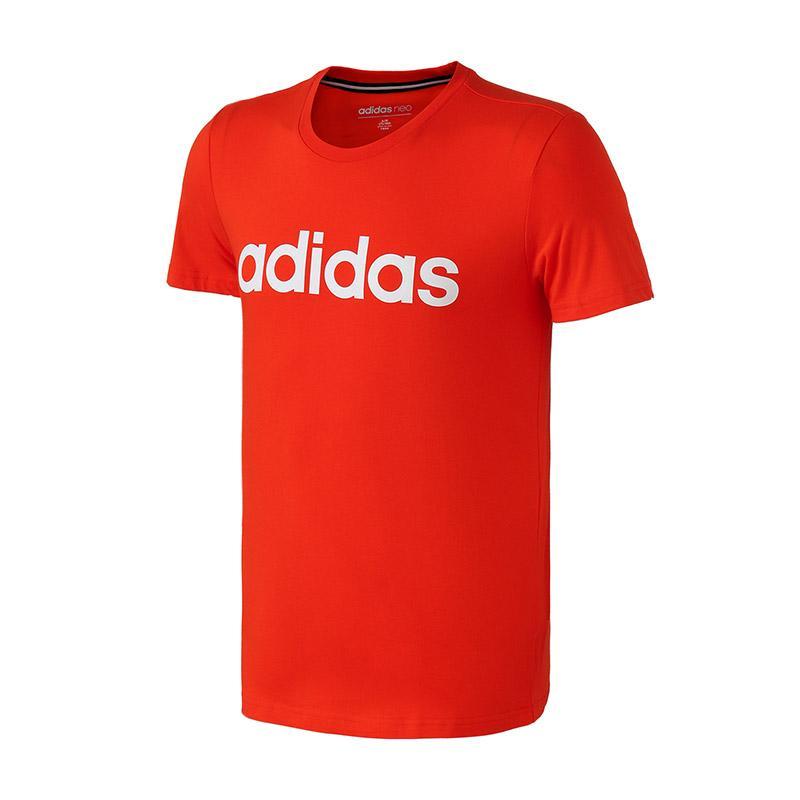 【自营】Adidas阿迪达斯NEO男装运动服休闲圆领短袖T恤CV9315