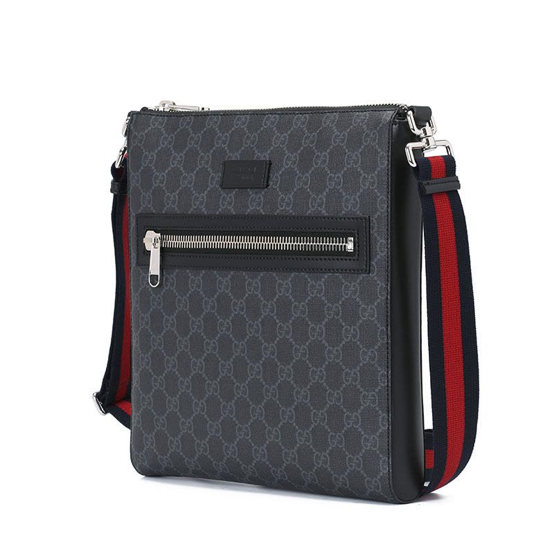 【预定】GUCCI 斜挎邮差包 474137人造帆布 27*30*4.5CM图片