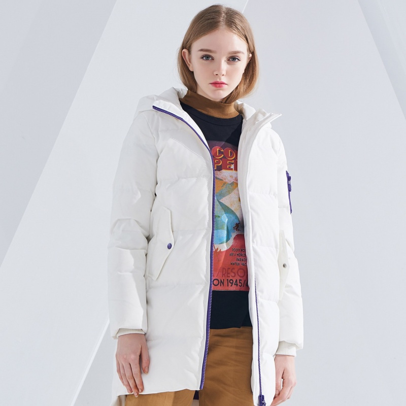 波司登bosideng女士中长款羽绒服2018冬b80142578ds