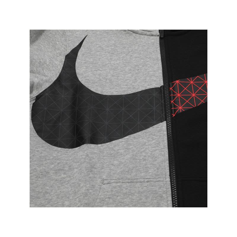 耐克NIKE春季男子休闲防风连帽运动针织夹克BV5822-010图片