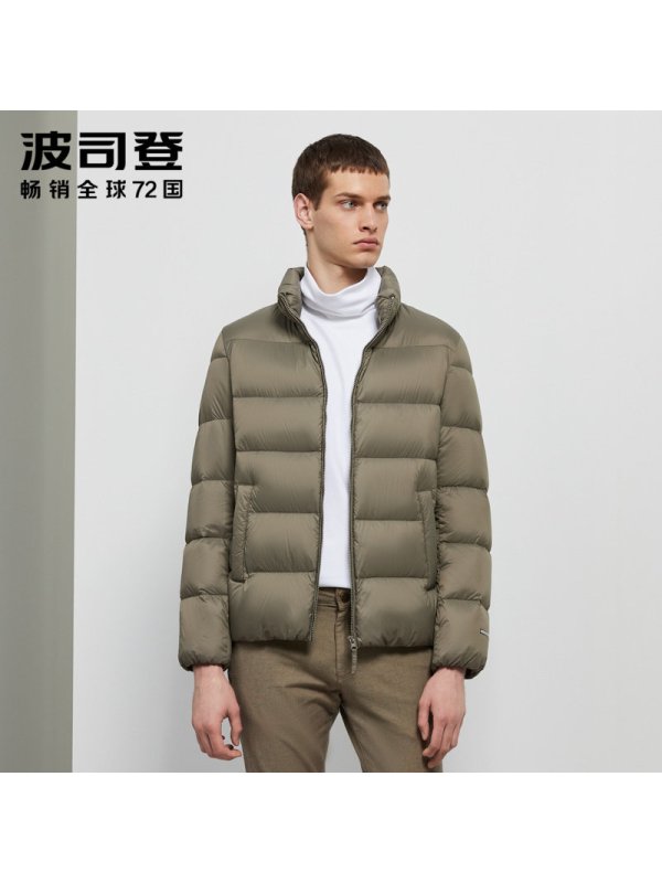 波司登羽绒服男立领新款青年时尚秋冬保暖休闲外套_1