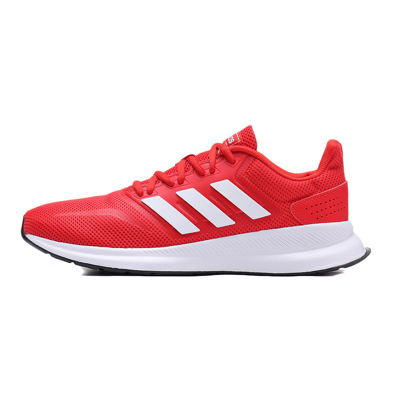 adidas男鞋跑步鞋RUNFALCON跑步透气休闲运动鞋F36202 F36202红色+白色