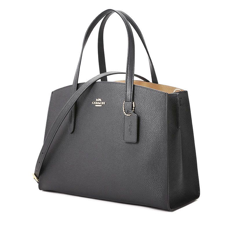 预订 COACH/蔻驰 女包粒面皮革手拎斜挎查理包 25137图片