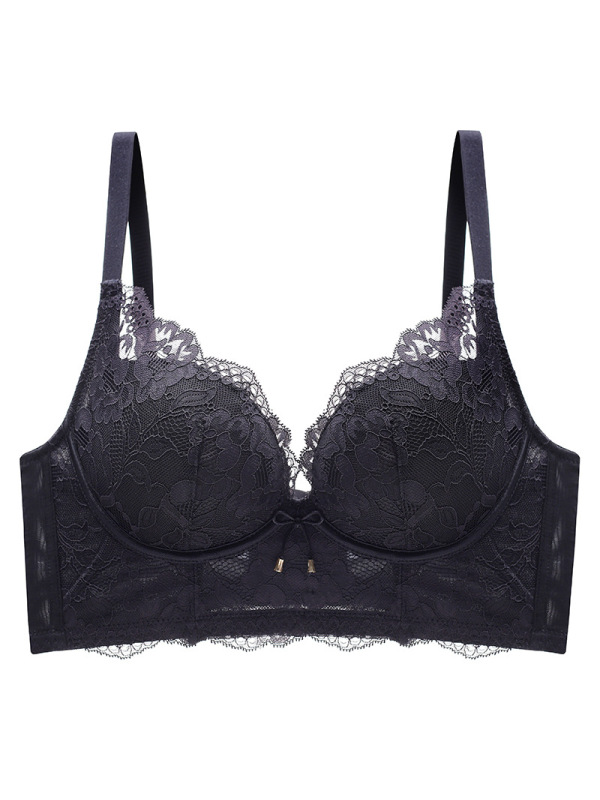 Ceba玫瑰精油养护调整型内衣薄款收副乳防下垂小胸聚拢无钢圈文胸