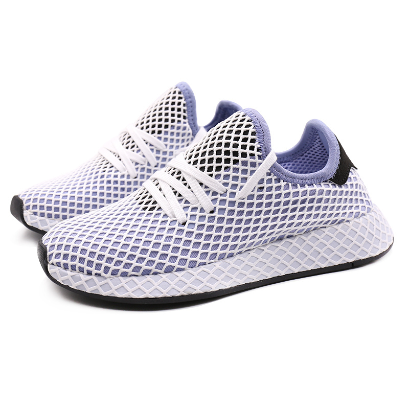 Adidas阿迪达斯三叶女鞋夏季运动鞋网面休闲鞋-CQ2912
