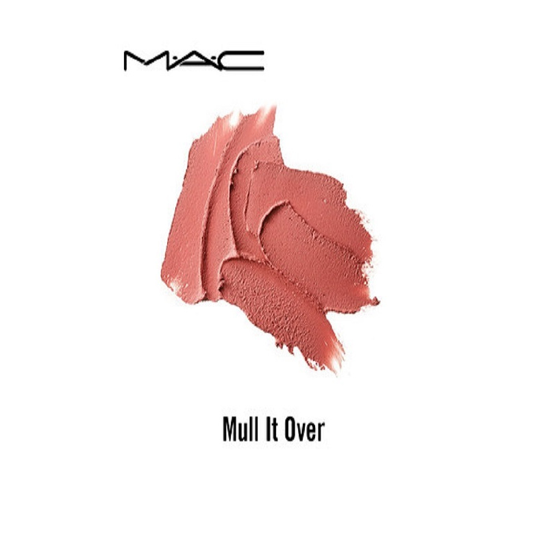 魅可MAC 新款磨砂系列 雾面丝绒哑光口红#314 mull it over 蜜桃奶茶色 3g