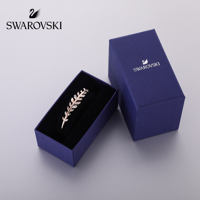 SWAROVSKI施华洛世奇 MAYFLY清新枝叶优雅手镯女士 人造水晶 送恋人