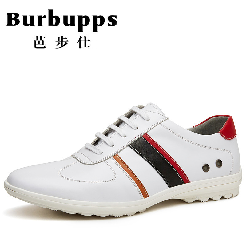 法国Burbupps芭步仕 2019春季尚新潮鞋男鞋英伦真皮运动鞋休闲皮鞋舒适鞋子男