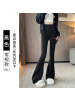 微喇鲨鱼裤女外穿秋冬季新款高腰显瘦芭比加绒加厚瑜伽喇叭裤