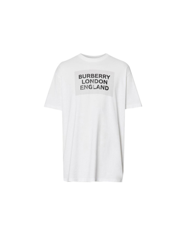 博柏利BURBERRY T恤 字母徽标棉质 男士T恤短袖 4558765