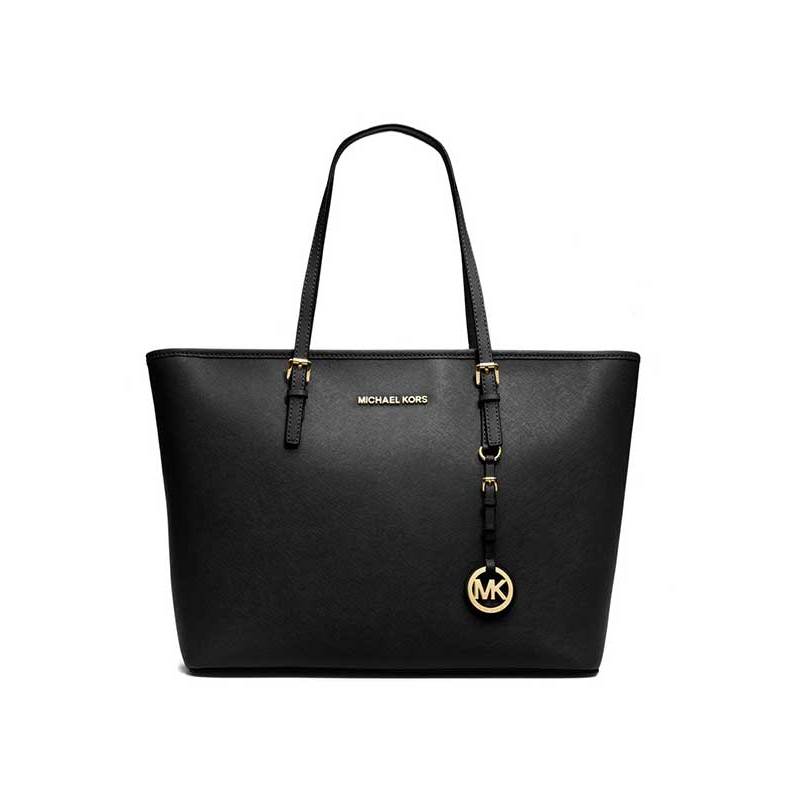 michaelkors迈克科尔斯手提包女十字纹牛皮纯色潮酷风范敞口单肩包