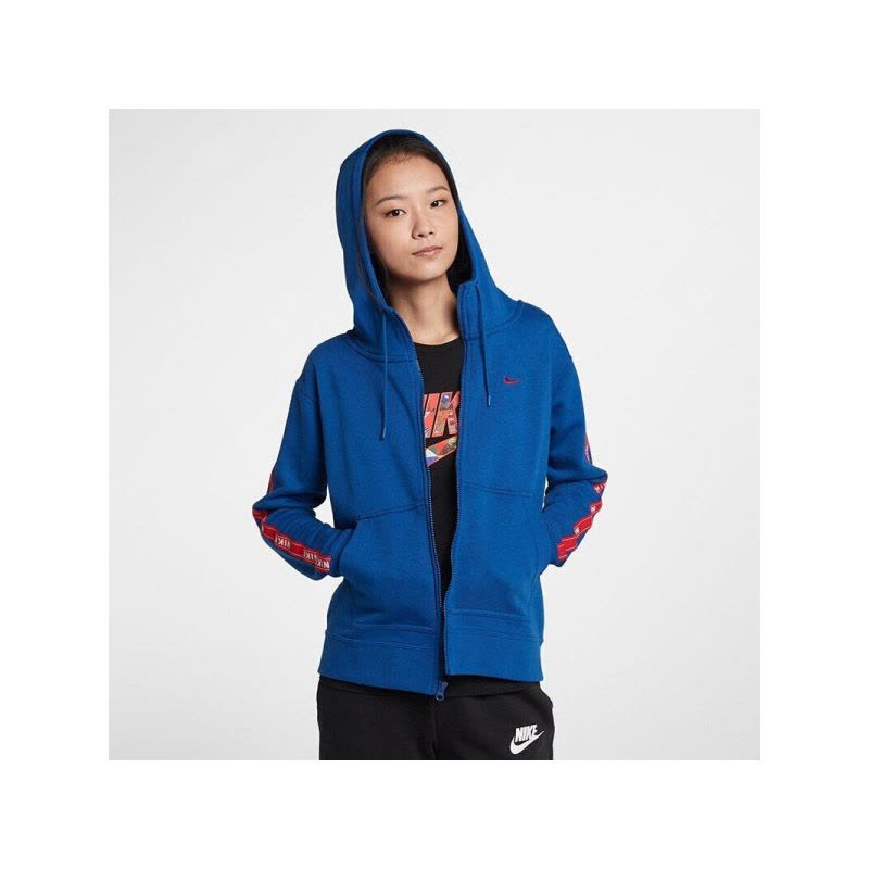 Nike耐克女装女子运动舒适休闲夹克外套 AR3057-011图片