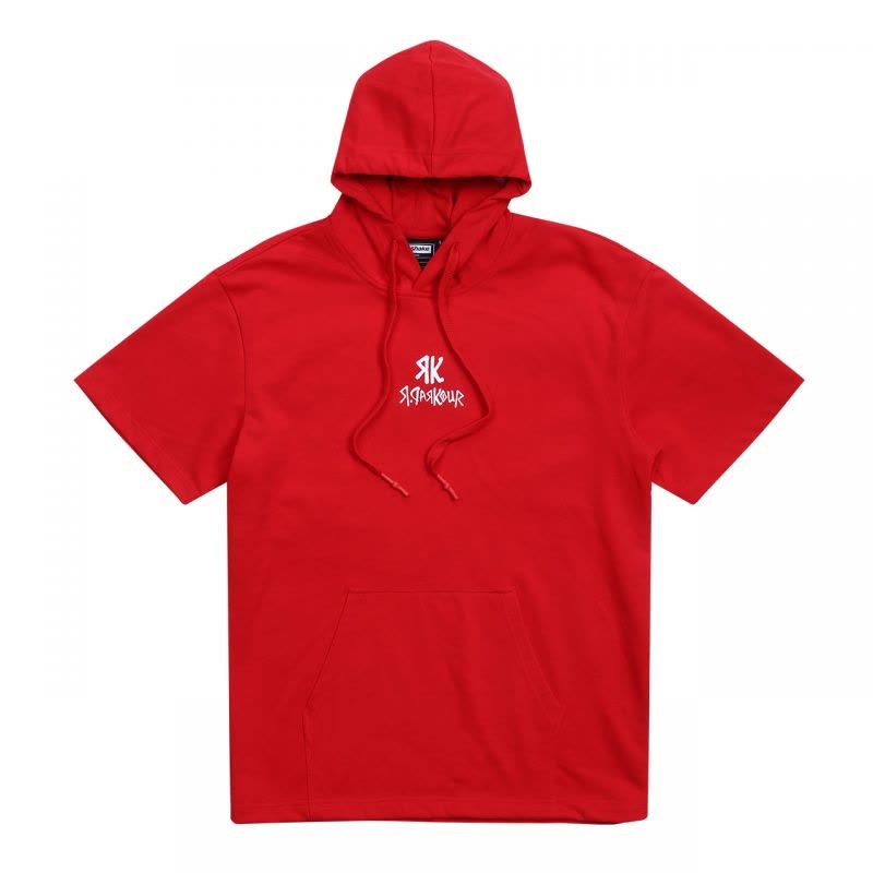 马克华菲潮牌RESHAKE华菲型格男装2019春新款情侣连帽卫衣短袖潮男图片