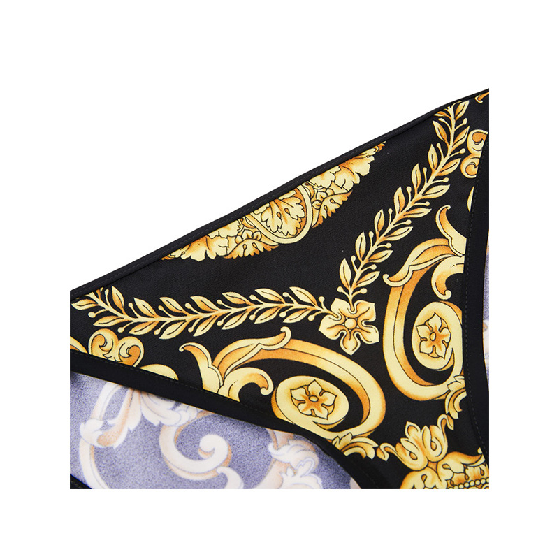 19ss新品 VERSACE 范思哲女士内裤 黑&金 美杜莎印花 不退不换