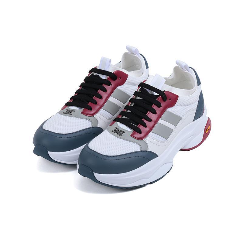 BALLY 巴利 男士 织物配皮休闲运动鞋VAYRON T