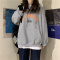 连帽卫衣女潮秋季新款韩版字母薄款学生百搭宽松上衣女装