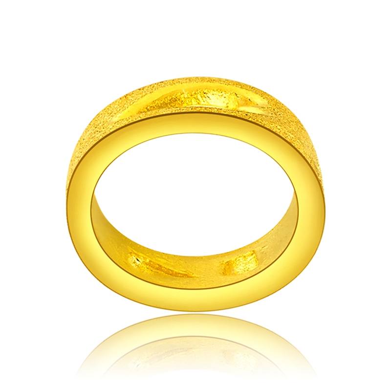 周大福（CHOW TAI FOOK)Z字母转运珠黄金坠(工费:48计价)F189569