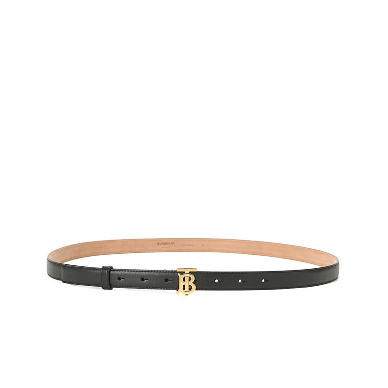 预售 博柏利 BURBERRY TB 腰带2D TB LOGO光面皮8023439 女款皮带女士腰带 金扣图片