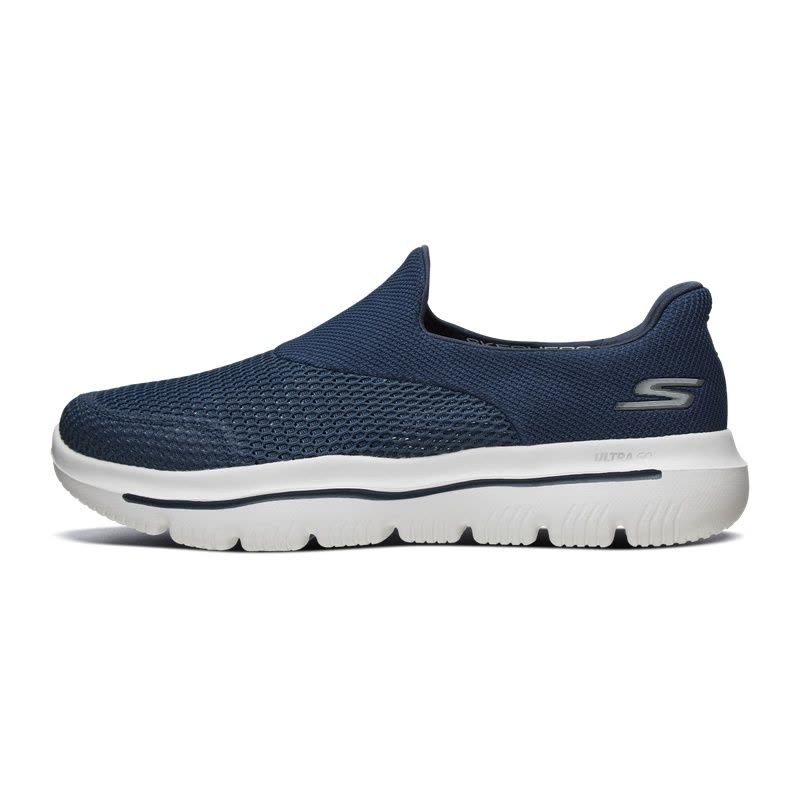 Skechers斯凯奇男鞋新款一脚套健步鞋 透气布懒人休闲鞋54753图片