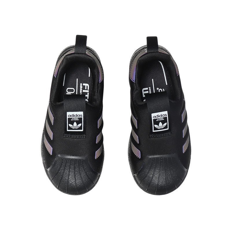 【自营】adidas阿迪达斯三叶草男童鞋SUPERSTAR印花贝壳头运动鞋0-4岁婴童鞋CG6580