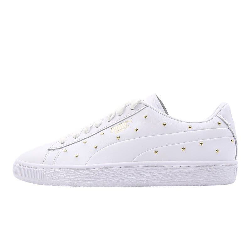 彪马PUMA 女子 休闲鞋 板鞋 BASKET STUDS 运动防滑低帮休闲鞋 369298-01图片