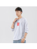 庄吉2019春秋季男式韩版体恤潮流修身长袖圆领T恤男装上衣服打底衫T恤JU-MD8913