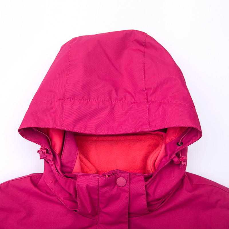 圣弗莱户外三合一纯色冲锋衣秋冬季女士加绒加厚可拆卸登山服外套9142684047