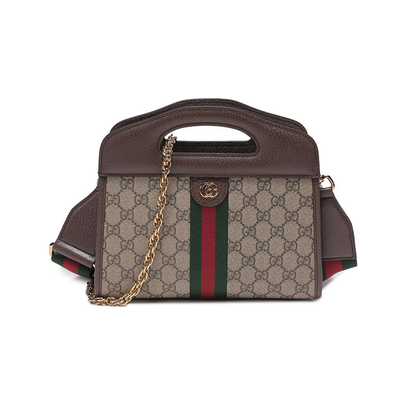 古驰 GUCCI 女士Ophidia系小号老花手提单肩斜挎包托特包 693724 96IWO