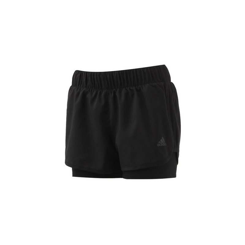 【自营】adidas阿迪达斯女子运动短裤夏季款跑步运动服AZ2938 L AZ2938黑色