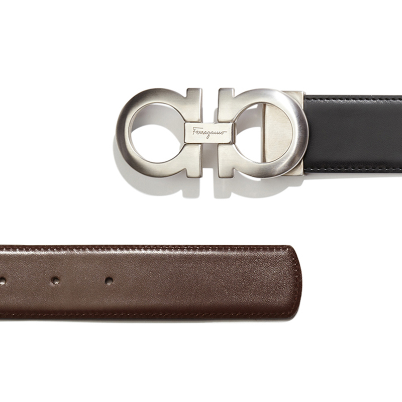 Ferragamo 菲拉格慕 男士双面板扣腰带 95CM 675542 0312615
