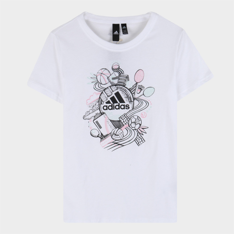 Adidas 阿迪达斯女子GFX T ILLUST短袖DY8605