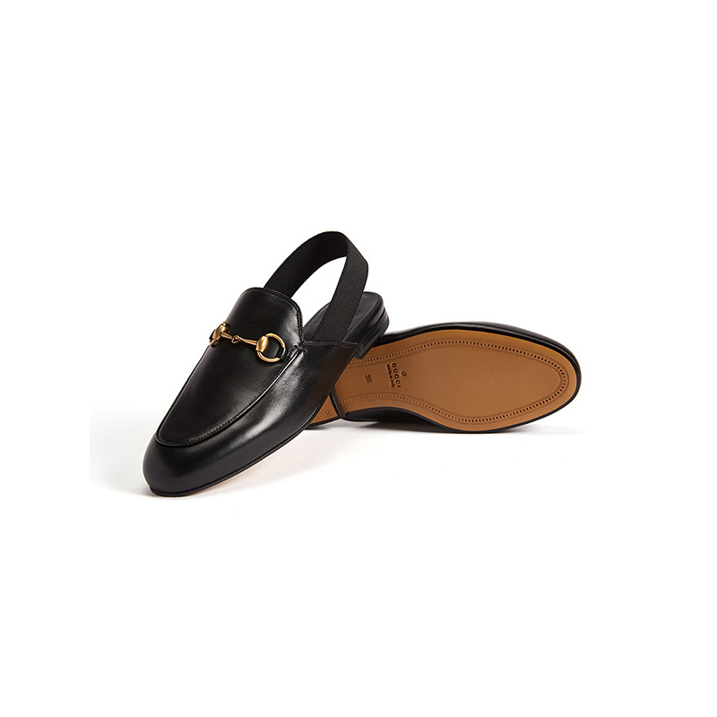 Gucci/古驰 Princetown系列马衔扣拖鞋409332