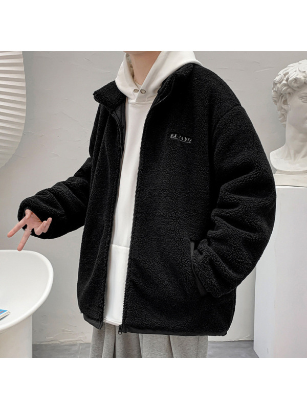 冬季棉衣男潮流冬装港风羊羔绒宽松情侣棉服百搭有型网红同款外套