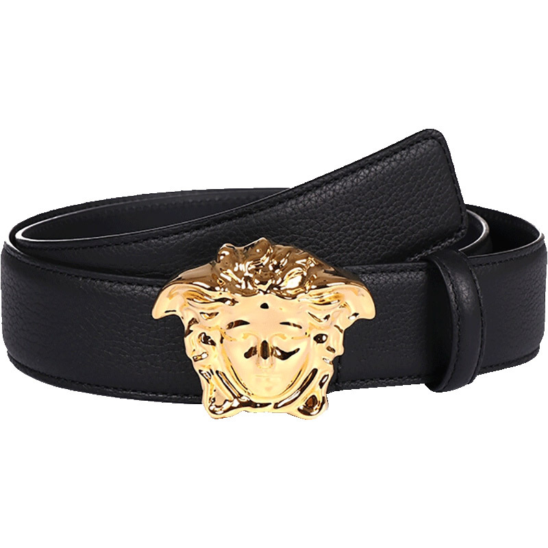 Versace 范思哲 奢侈品 男士皮革板扣皮带腰带 DCU4140 DGOV2