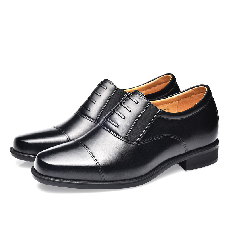 金猴jinhou隐形内增高男鞋三接头商务正装休闲男士皮鞋q25468