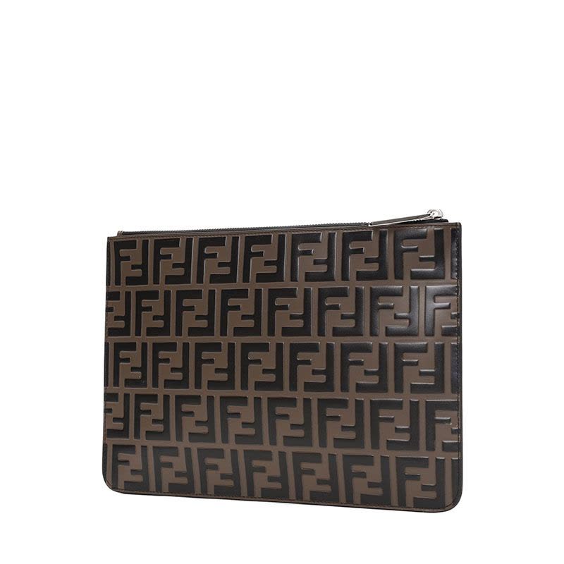 FENDI/芬迪 女包FF压花手拿包 7N0078图片