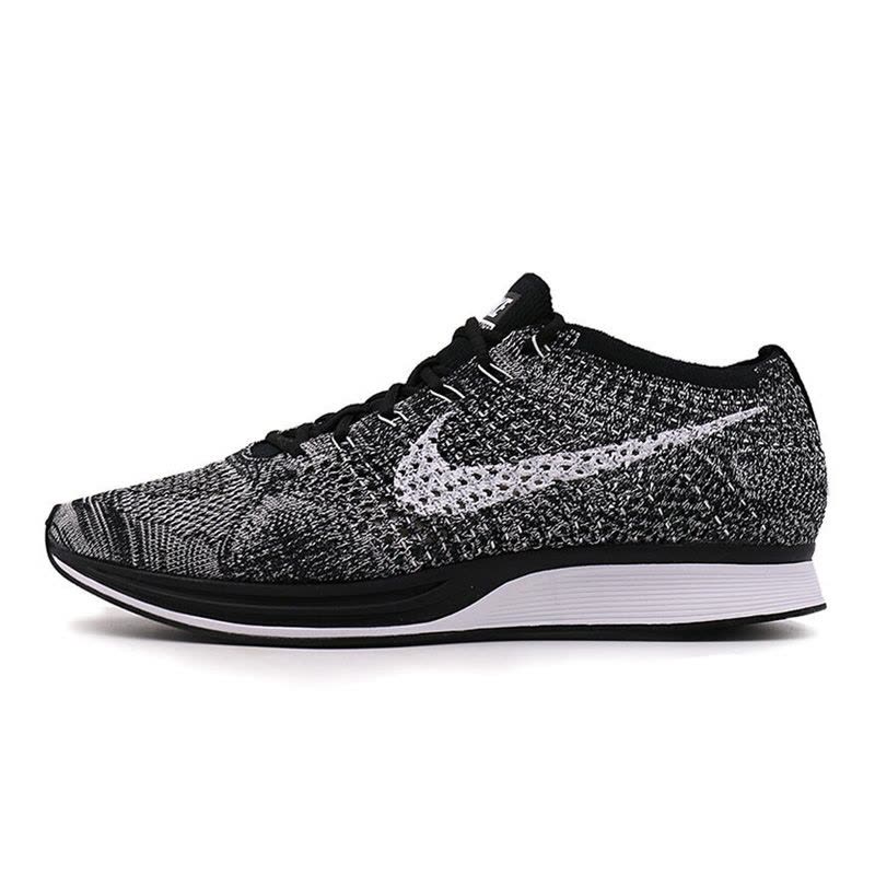 NikeFlyknitRacer黑白奥利奥飞线男鞋休闲跑步鞋526628-012图片