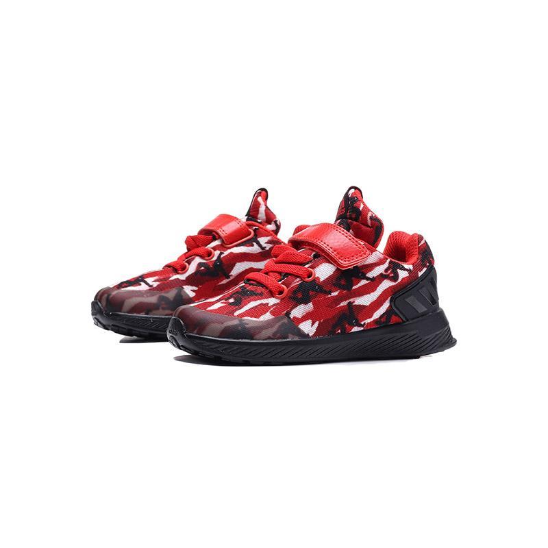 adidas童男婴童鞋蜘蛛侠魔术贴休闲运动鞋D97100 D97100红+黑+白