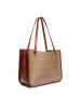 COACH Tyler Carryall 购物袋 C挂坠 老花拼皮 C2591 女士单肩包 拼色
