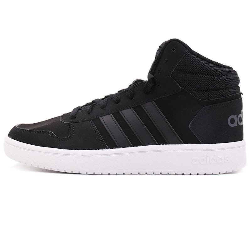 阿迪达斯NEO男鞋高帮耐磨保暖轻便运动休闲鞋板鞋DB0113图片