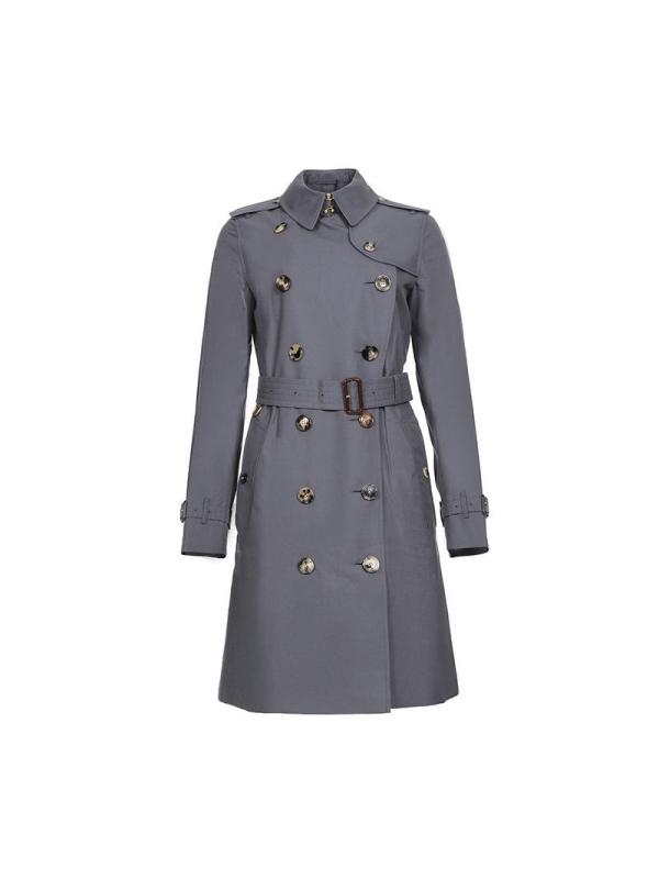 burberry博柏利女士棉质肯辛顿版型heritagetrench风衣40733721