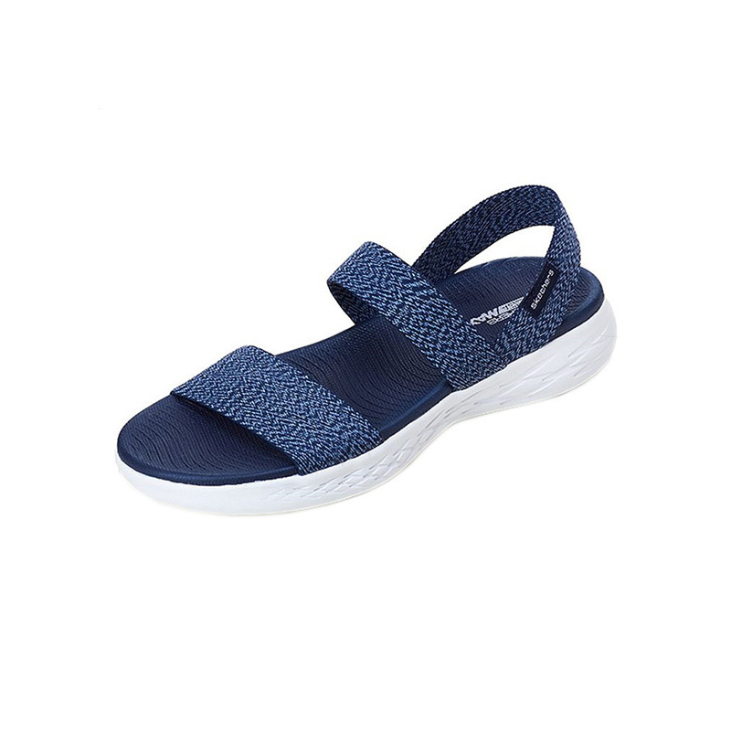 Skechers斯凯奇女鞋新款橡筋带轻质凉鞋 减震舒适休闲凉拖 15310