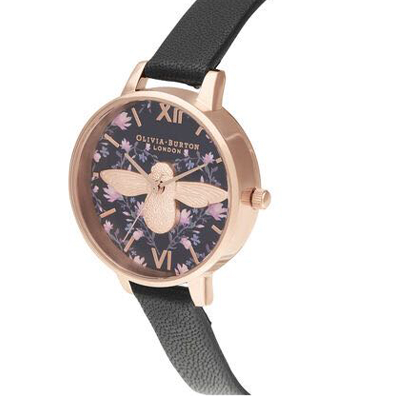 OLIVIABURTON 女士手表英国小众女表小蜜蜂樱花清新石英表 女 34mmOB16AM165