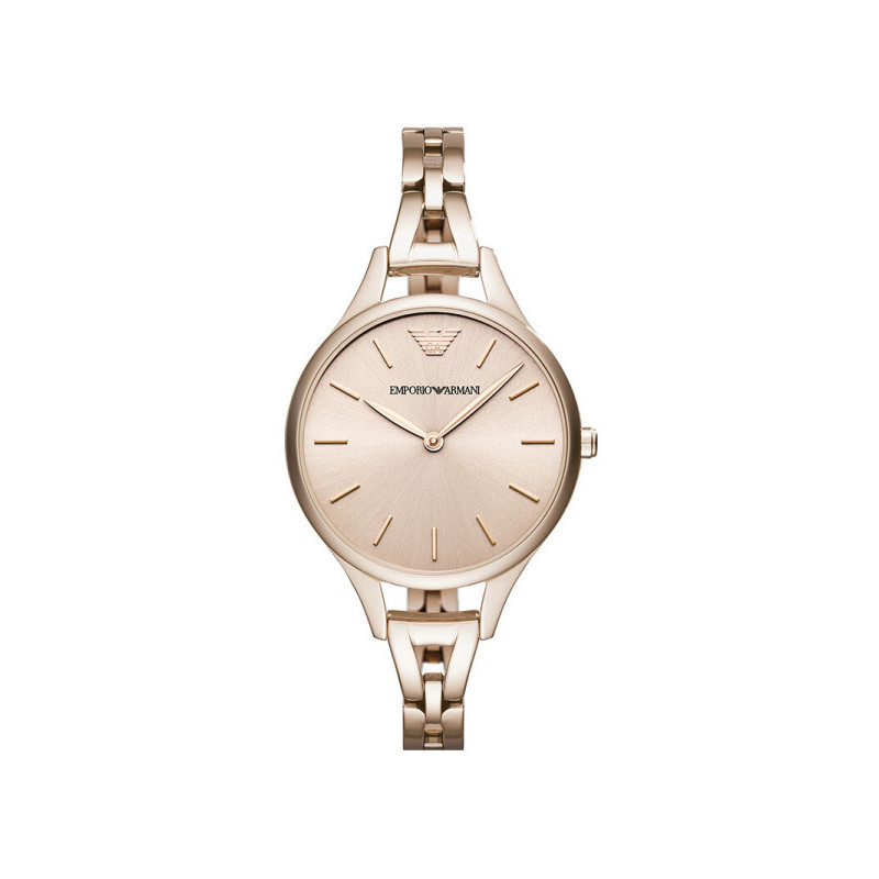 阿玛尼EMPORIO ARMANI手表欧美品牌 小巧精致钢带女士石英表 AR11055