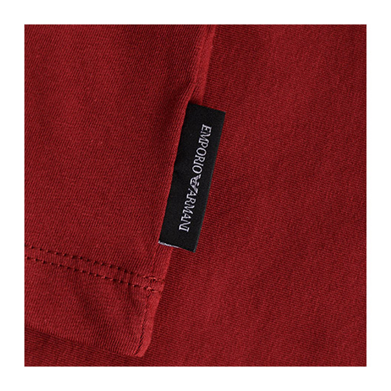 Emporio Armani/安普里奥阿玛尼 红色平纹男士针织纯棉短袖T恤#3Z1T88 1J00Z 0340
