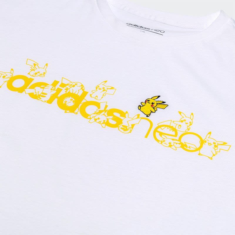 阿迪达斯adidas neo x Pokémon联名系列女装T恤GC7071图片